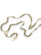 Yellow rose gold rosary chain ★ russiangold.com ★ Gold 585 333 Low price