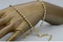 Yellow rose gold rosary chain ★ russiangold.com ★ Gold 585 333 Low price