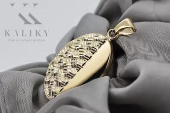 Χρυσό μενταγιόν ★ https://zlotychlopak.pl/el/ ★ Χρυσό δείγμα 585 333 χαμηλή τιμή