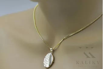 Златен медальон ★ https://zlotychlopak.pl/bg/ ★ Златен образец 585 333 ниска цена