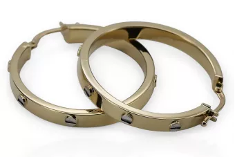 Pendientes de oro ★ https://zlotychlopak.pl/es/ ★ Muestra de oro 585 333 Precio bajo!
