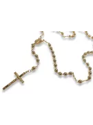 Italienisch gelb 14k gold 585 Rosenkranz rcc009y