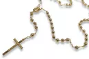 Italienisch gelb 14k gold 585 Rosenkranz rcc009y