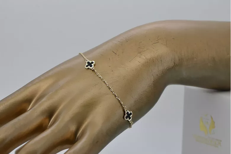 Złota bransoletka russiangold.com ★ Złoto 585 333 Niska cena