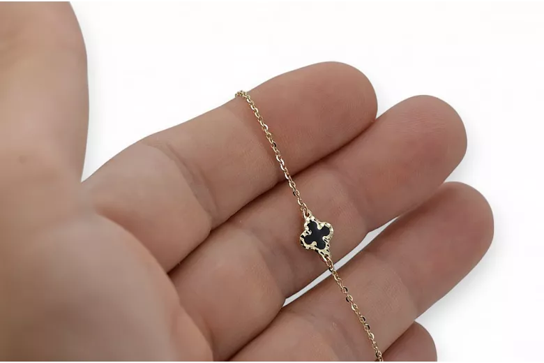 Yellow rose gold bracelet ★ russiangold.com ★ Gold 585 333 Low price