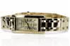 Желтые женские наручные часы Geneve из 14-каратного золота 585 пробы lw106ydg&lbw011y68g