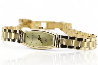 Yellow 14k 585 gold beautiful lady Geneve watch lw119y