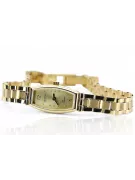 Prześliczny 14K 585 złoty damski zegarek Geneve lw119y