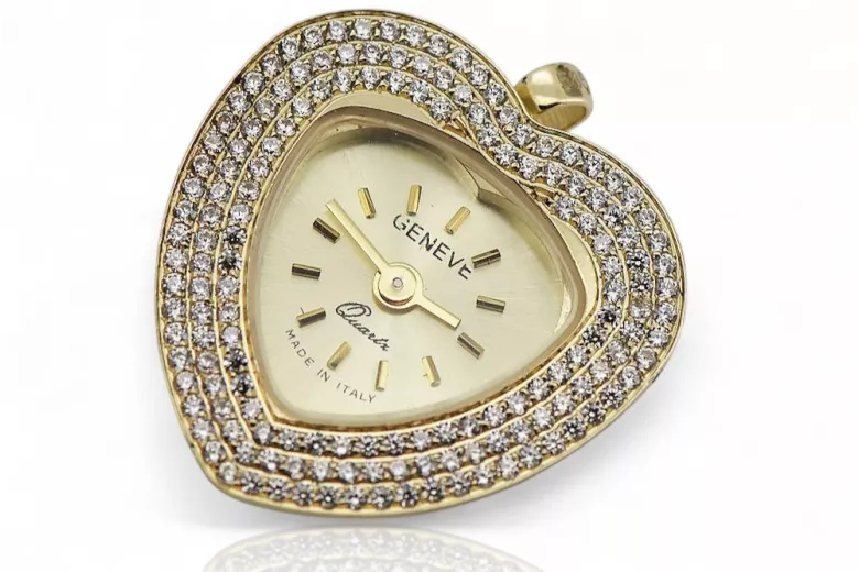 Reloj para hombres de oro Geneve ★ https://zlotychlopak.pl/es/ ★ Pureza de oro 585 333 Precio bajo!