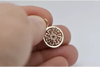 Золота кулон ★ Zlotychlopak.pl ★ Золота пробка 585 333 низька ціна