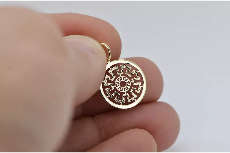 Gold pendant ★ zlotychlopak.pl ★ Gold sample 585 333 low price