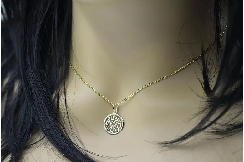 Gold pendant ★ zlotychlopak.pl ★ Gold sample 585 333 low price