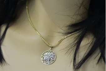 Colgante de oro ★ https://zlotychlopak.pl/es/ ★ Muestra de oro 585 333 bajo precio
