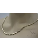 Italienisches Gelb 14 Karat 585 Gold Neue moderne Kette cc101yw