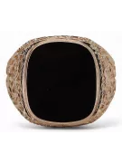 Ruso rosa de oro soviético joyería hombre anillo letrero