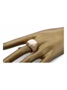 Ruso rosa de oro soviético joyería hombre anillo letrero