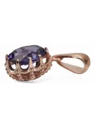 Argent 925 pendentif avec alexandrite vpc008s russe style Vintage soviétique