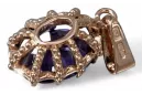 Silver 925 pendant with alexandrite vpc008s Russian Soviet Vintage style