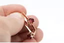 Earrings Vintage Ruby Original Vintage 14K Rose Gold vec005r