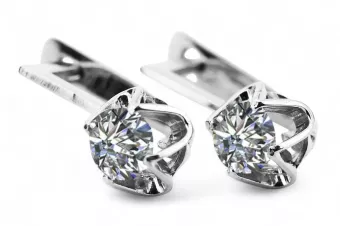 Оригинальное винтажное розовое золото 14 карат Оправа Серьги Винтаж украшения vec005r