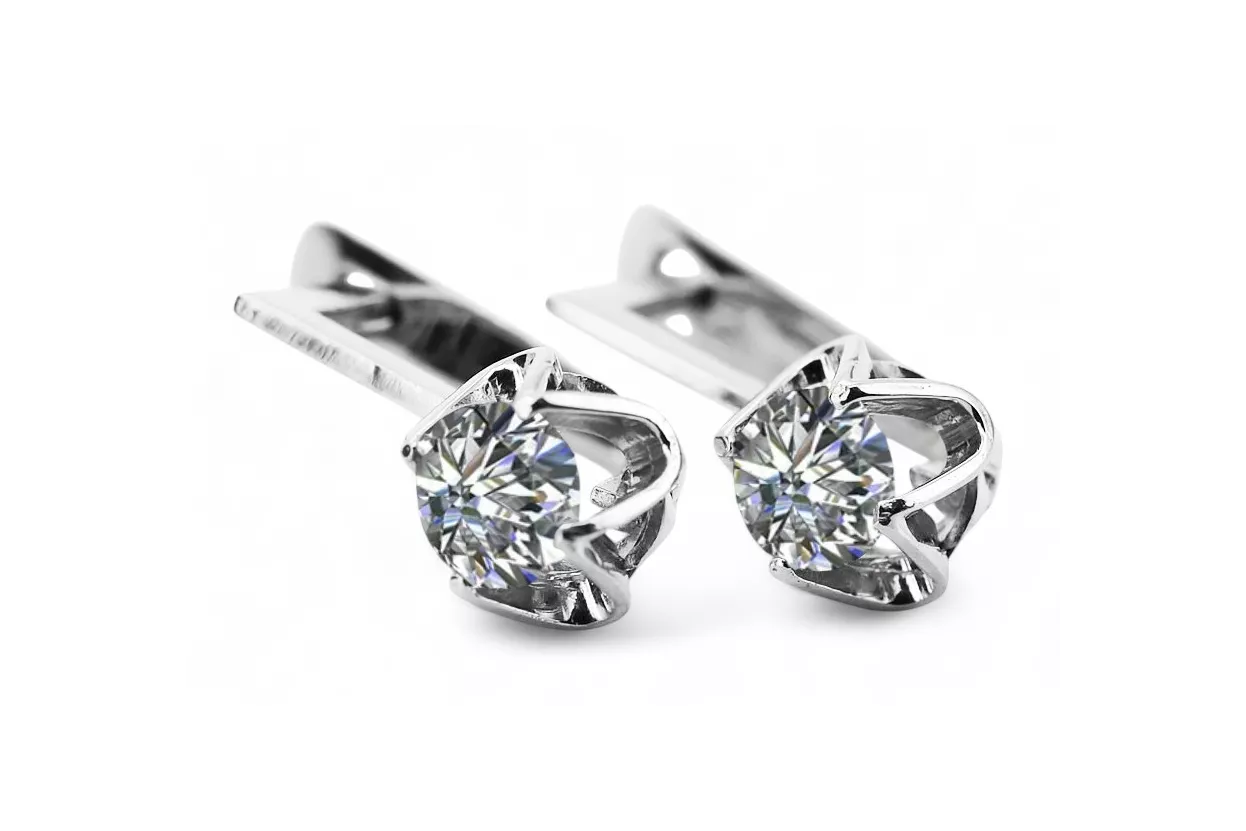 Cercei Vintage Setare Original vintage din aur roz de 14k vec005r Cercei Vintage Setare Original vintage din aur roz de 14k vec005r
