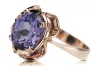 Rose 14K Gold 585 Alexandrite Ring vrc206 Russian Soviet Vintage style