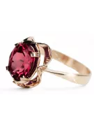 Inel Vintage Rubin Original vintage din aur roz de 14k vrc206r