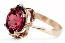 Inel Vintage Rubin Original vintage din aur roz de 14k vrc206r