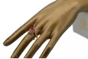 Žiedas Rubinas Originalus 14k rožinio aukso vintage Vintage vrc206r