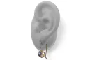 Vintage rose 14k 585 or alexandrite boucles d'oreilles vec142 Vintage Russian Soviet Style