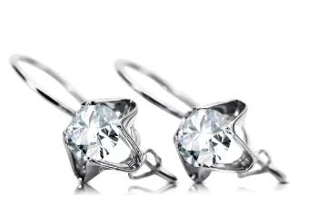 Originales Vintage-Roségold aus 14 Karat Einstellung Ohrringe Vintage Schmuck vec142r