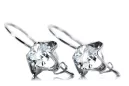 Original Vintage 14K Rose Gold Setting Earrings Vintage vec142r