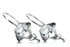 Original Vintage 14K Rose Gold Setting Earrings Vintage vec142r