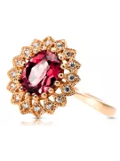 Ruby Original Vintage 14K Rose Gold Ring Vintage Jewlery crc012r