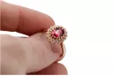 Ruby Original Vintage 14K Rose Gold Ring Vintage Jewlery crc012r