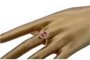 Ruby Original Vintage 14K Rose Gold Ring Vintage Jewlery crc012r