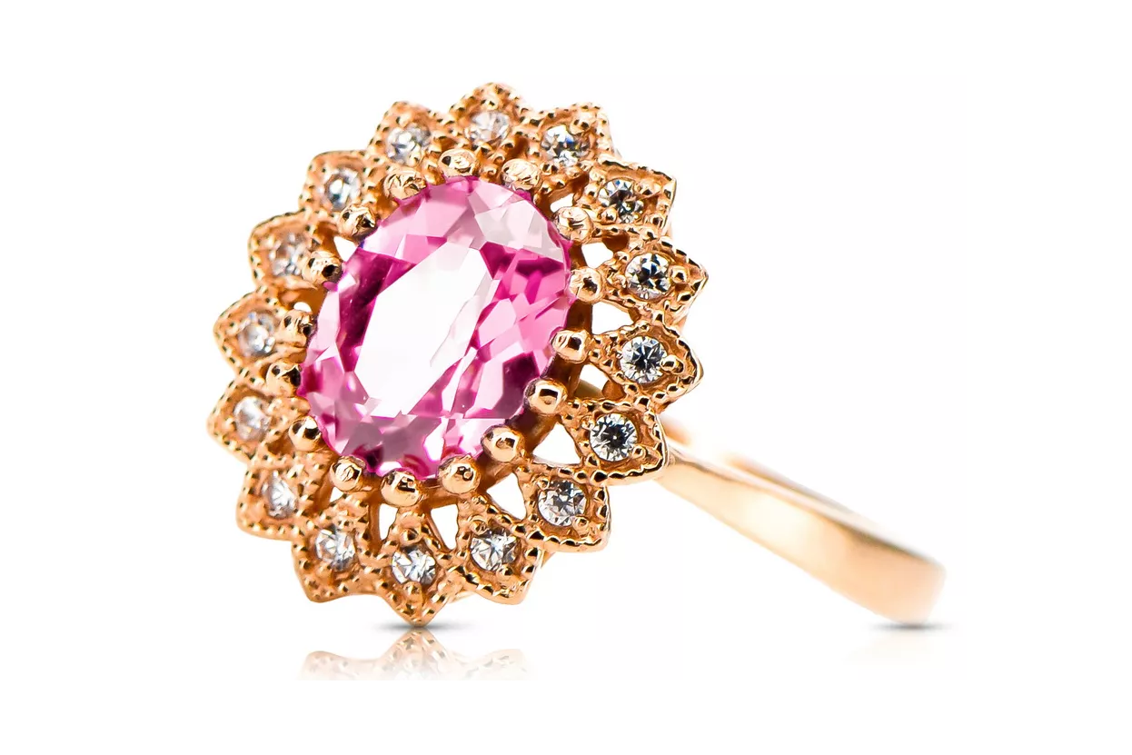 Vintage Jewlery Ring Amethyst Original Vintage 14K Rose Gold crc012r Vintage Jewlery Ring Amethyst Original Vintage 14K Rose Gold crc012r