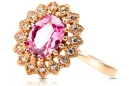 Vintage Jewlery Ring Amethyst Original Vintage 14K Rose Gold crc012r