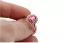 Vintage Jewlery Ring Amethyst Original Vintage 14K Rose Gold crc012r