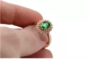 Emerald Original Vintage 14K Rose Gold Ring Vintage style crc012r