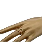 Vintage Jewlery Ring Yellow Peridot Original Vintage 14K Rose Gold crc012r