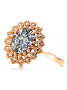 Original Vintage 14K Rose Gold Zircon Ring Vintage style crc012r