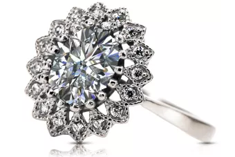 Кольцо Винтаж стиль Оправа Оригинальное винтажное розовое золото 14 карат crc012r