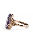 Russian Soviet rose 14k 585 gold Alexandrite Ruby Emerald Sapphire Zircon ring  vrc058