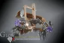Rosarote Alexandrit-Ohrringe aus 14 Karat 585 Gold vec150r im Vintage-Stil der Sowjetunion