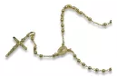 Italian 14k yellow gold rosary chain rcc008y