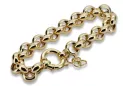Italian yellow 14k gold Anchor Kenik Lady bracelet cb025y