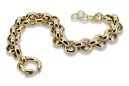 Italian yellow 14k gold Anchor Kenik Lady bracelet cb025y