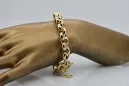 Italian yellow 14k gold Anchor Kenik Lady bracelet cb025y
