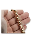 Italian yellow 14k gold Anchor Kenik Lady bracelet cb025y